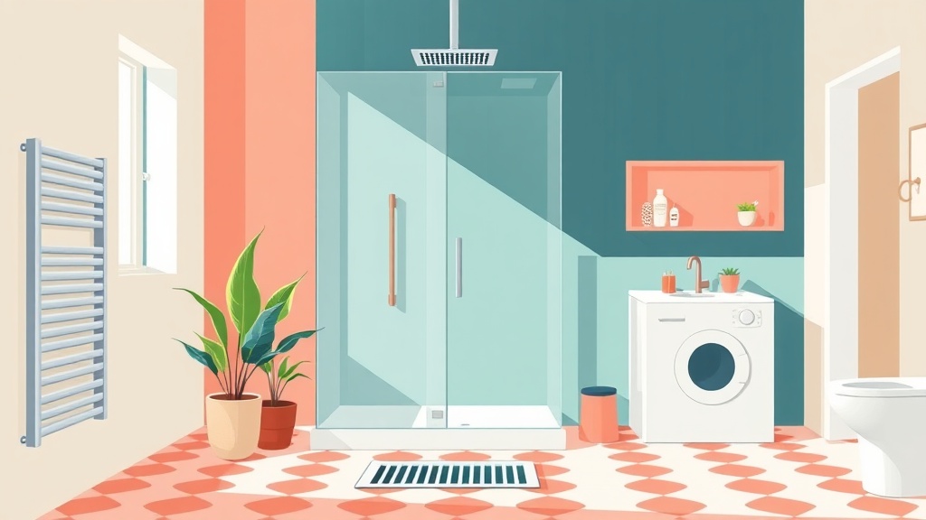 Carrelage ou béton ciré en salle de bain ?