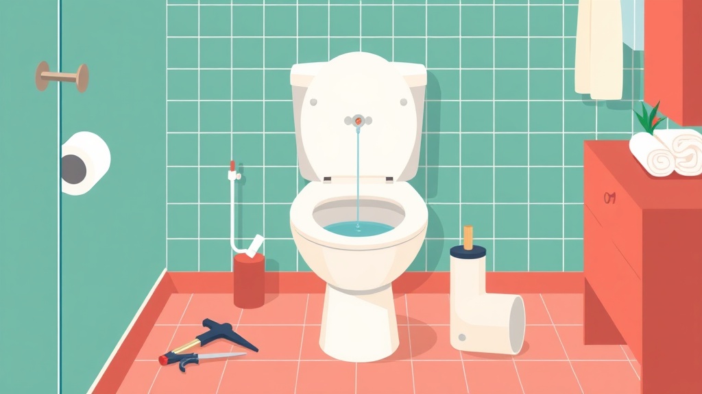 Chasse d'eau qui fuit : réparer en 30 minutes
