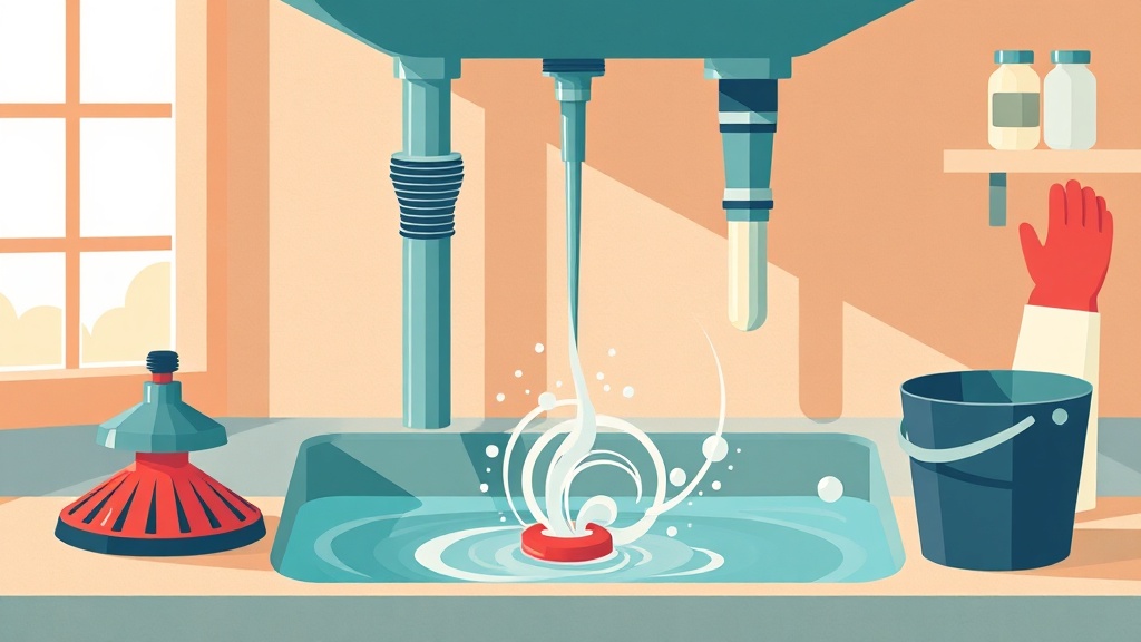 Cheveux dans la canalisation : la vraie méthode