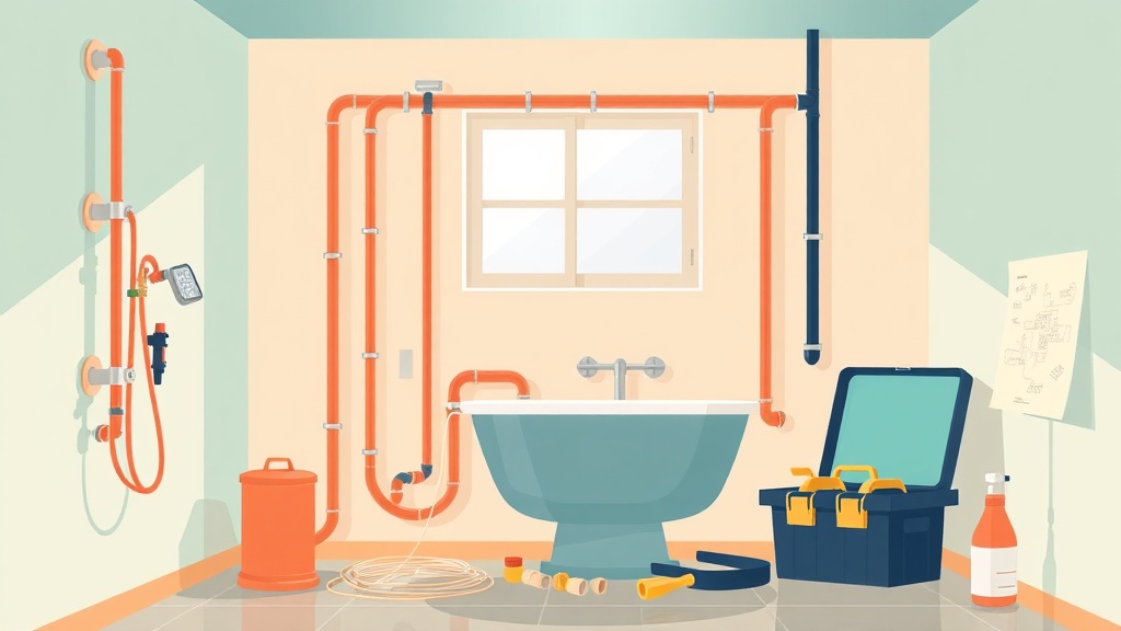 Créer une salle de bain à l'étage : amener l'eau et évacuer