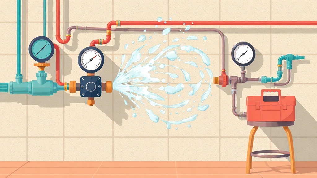 Eau qui arrive par à-coups au robinet