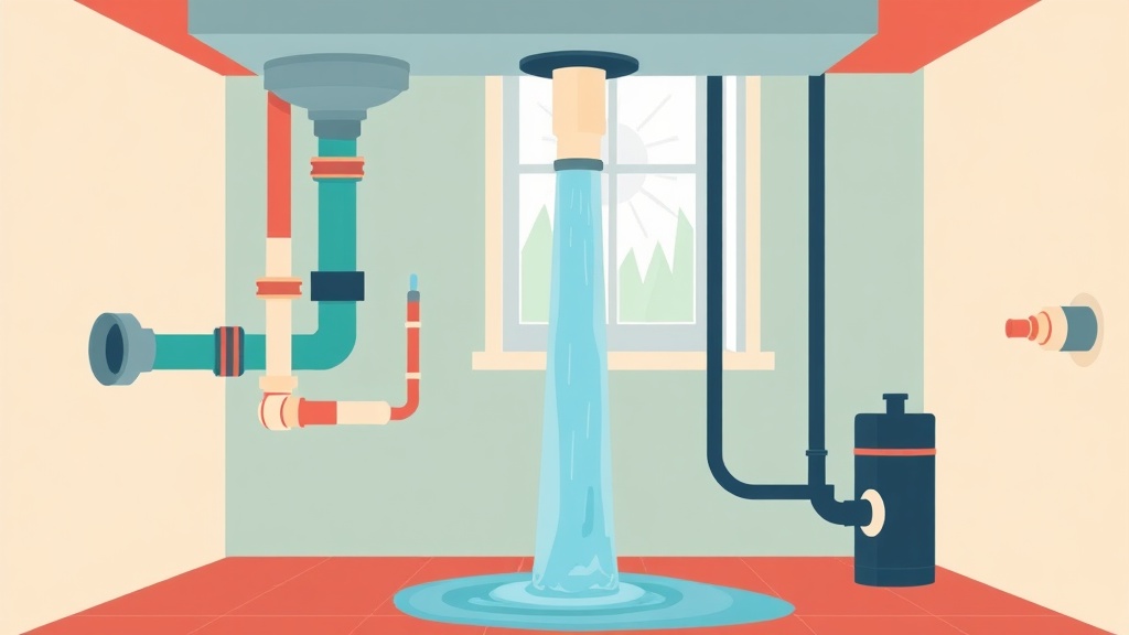 Évacuation qui glougloute à l'étage