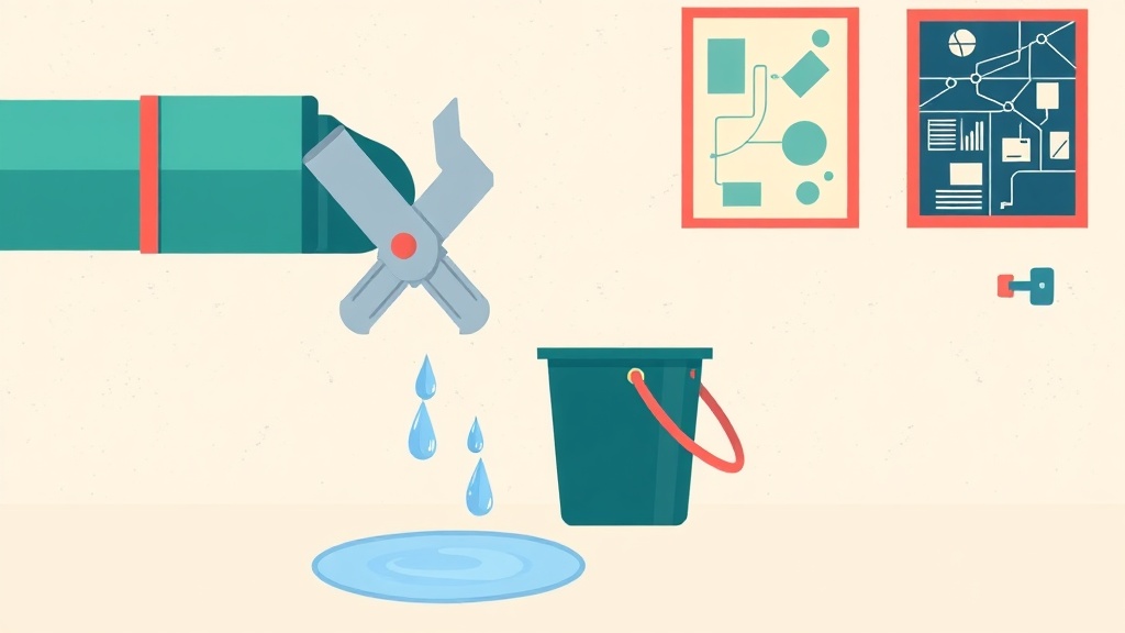 Fuite d'eau : que faire selon le type de fuite ?