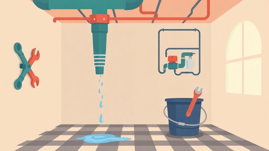 Goutte-à-goutte au plafond du garage
