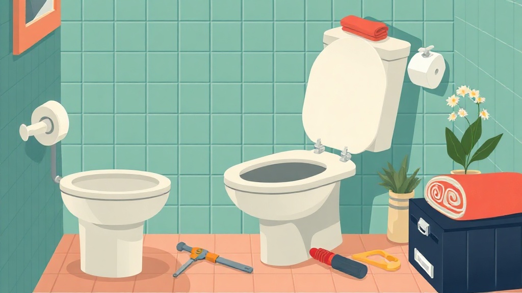 Objet tombé dans les WC : le récupérer sans le pousser plus loin