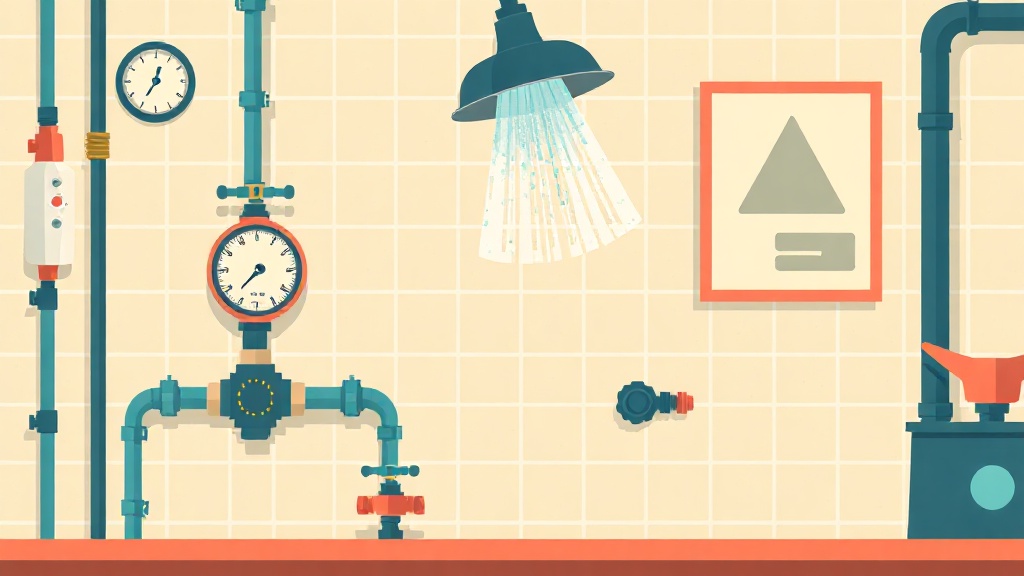Pression d'eau qui varie sous la douche : explications