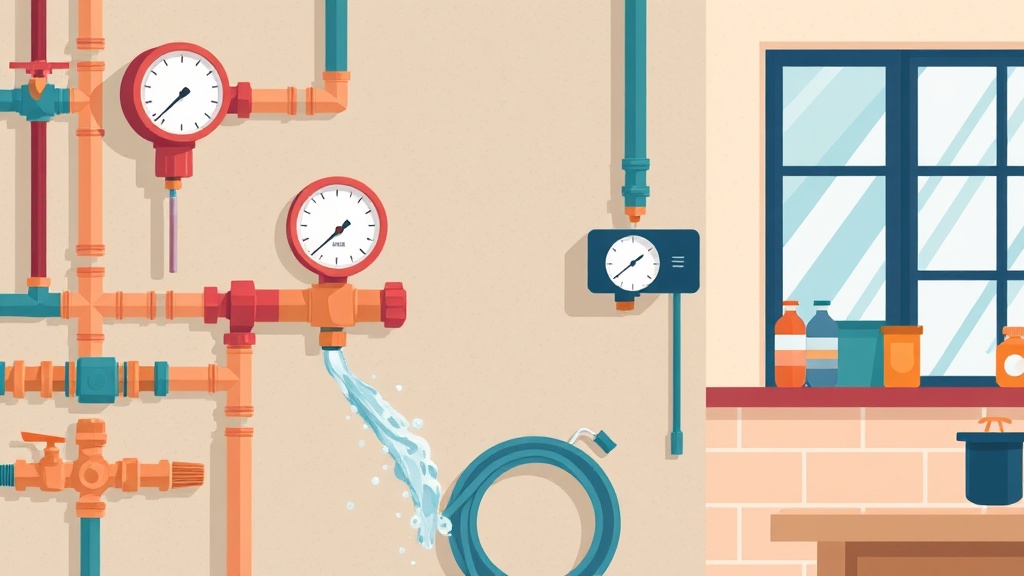 Pression d'eau trop forte : risques et correction