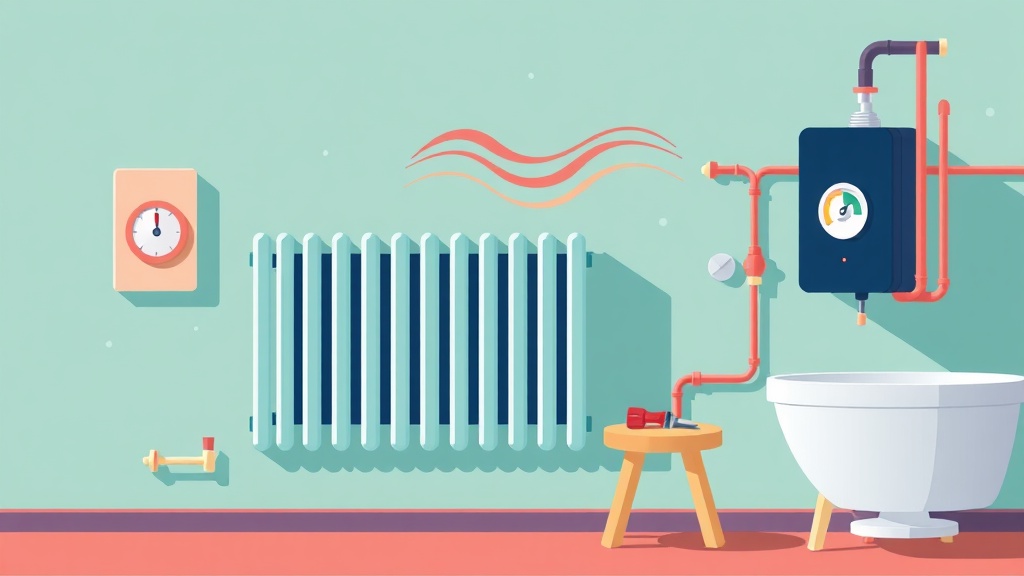 Radiateur long à monter en température : causes et réglages