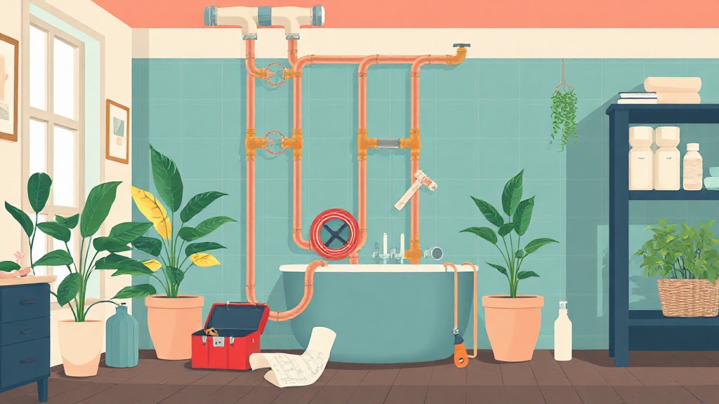 Refaire l'alimentation d'une salle de bain en un week-end