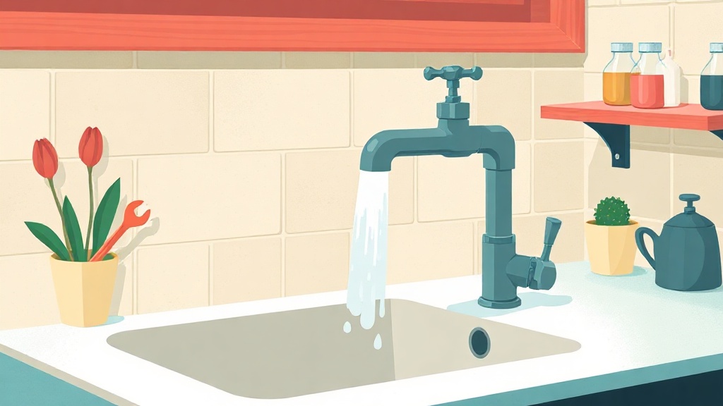 Un robinet qui ne goutte qu'en eau chaude
