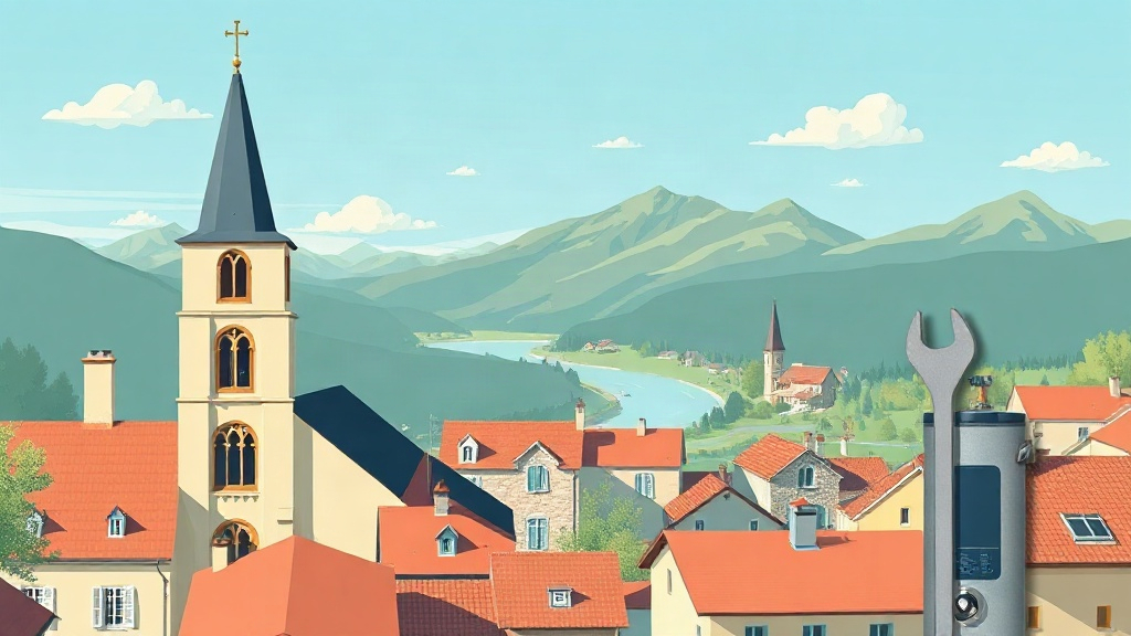 Plombier Aubenas : illustration de la ville (07200)