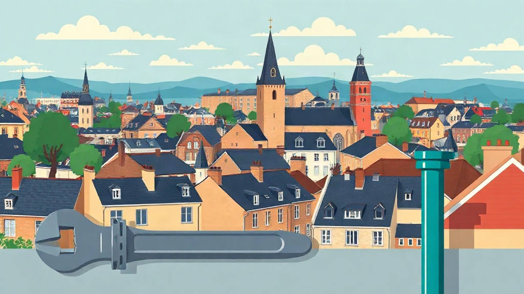 Plombier Aubergenville : illustration de la ville (78410)