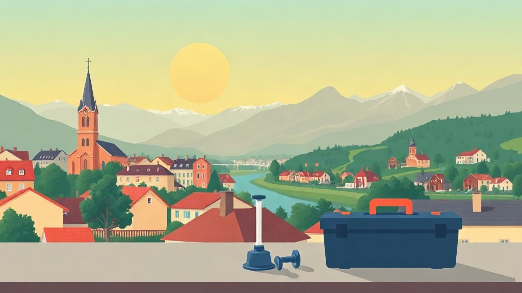 Plombier Aurillac : illustration de la ville (15000)