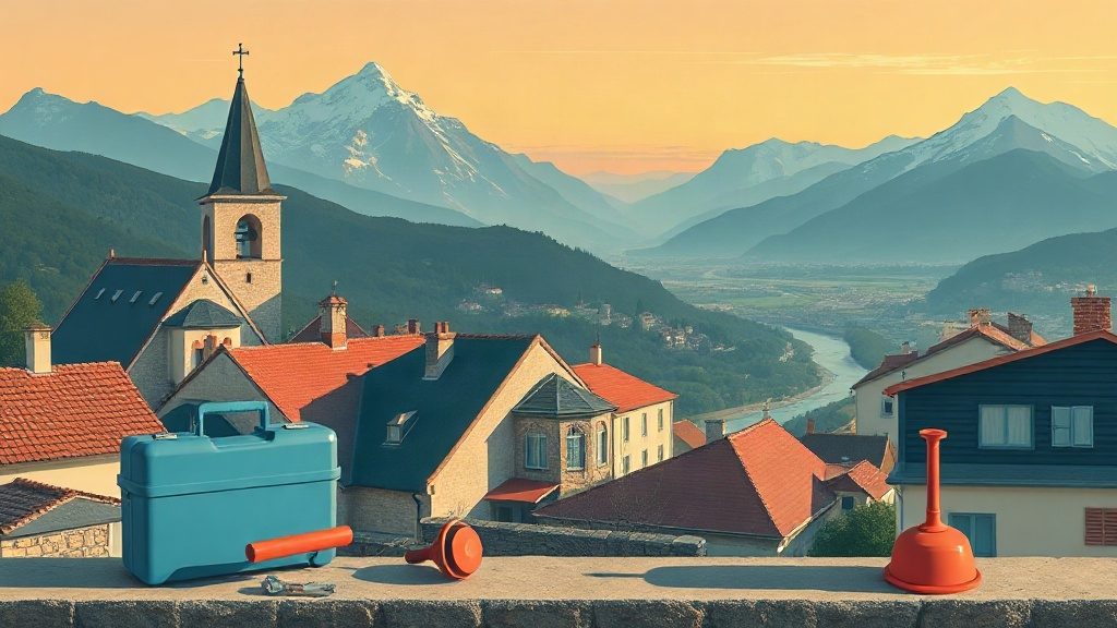 Plombier Bons-en-Chablais : illustration de la ville (74890)