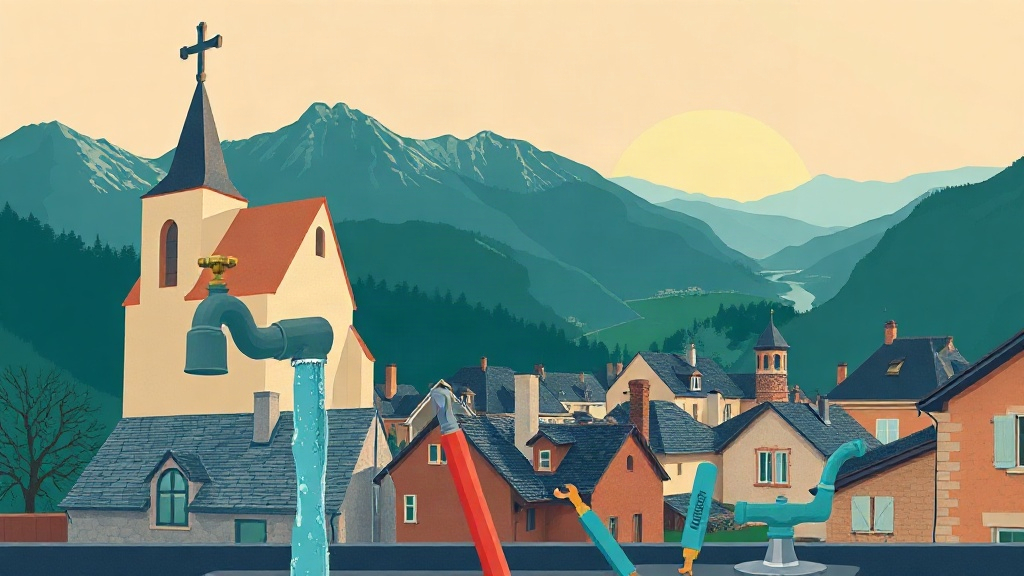 Plombier Bourg-de-Péage : illustration de la ville (26300)