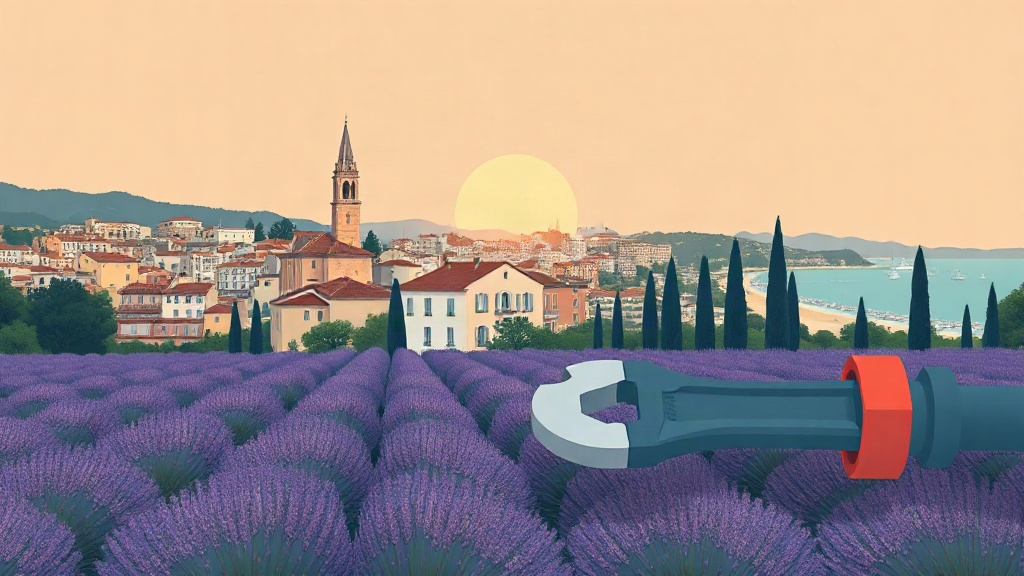 Plombier Cannes : illustration de la ville (06150)