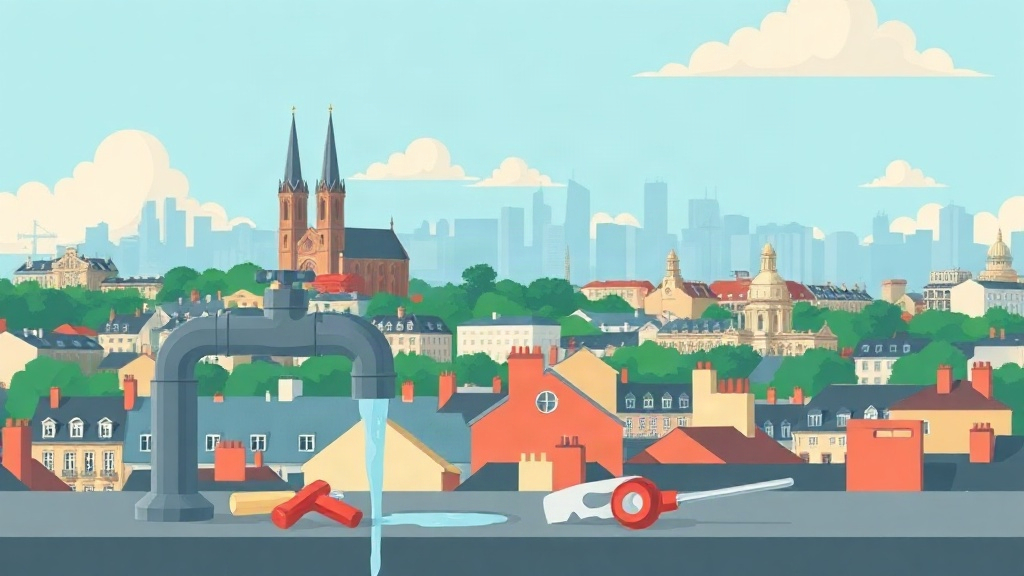 Plombier Cergy : illustration de la ville (95000)