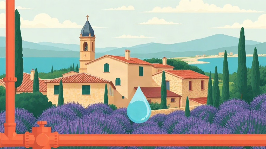 Plombier Contes : illustration de la ville (06390)