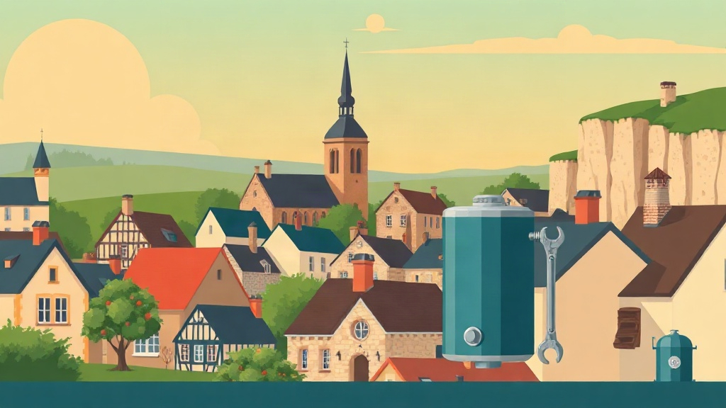 Plombier Coutances : illustration de la ville (50200)