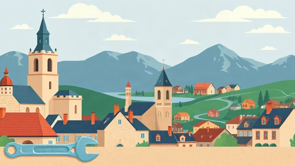 Plombier Crest : illustration de la ville (26400)