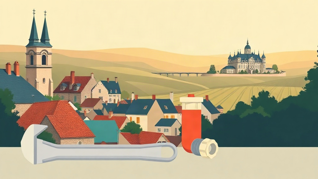 Plombier Déols : illustration de la ville (36130)