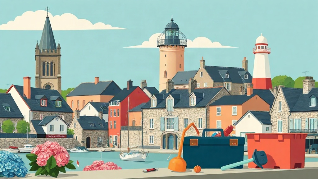 Plombier Ergué-Gabéric : illustration de la ville (29500)