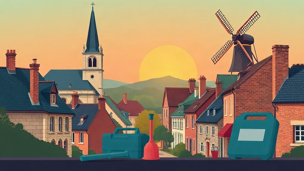 Plombier Estaires : illustration de la ville (59940)