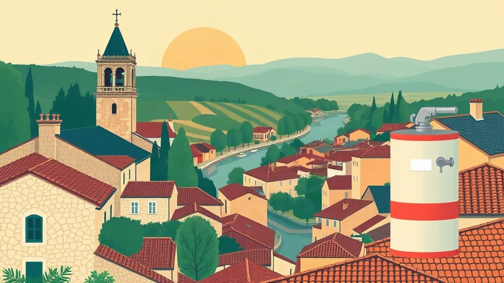 Plombier Fabrègues : illustration de la ville (34690)