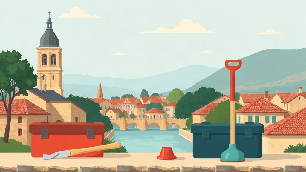 Plombier Figeac : illustration de la ville (46100)