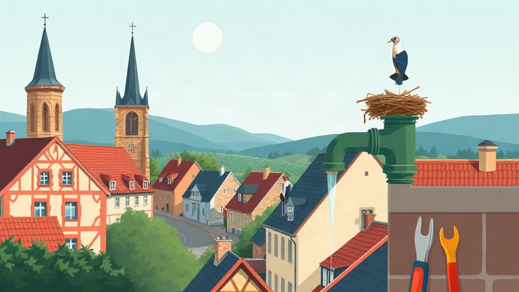Plombier Huningue : illustration de la ville (68330)