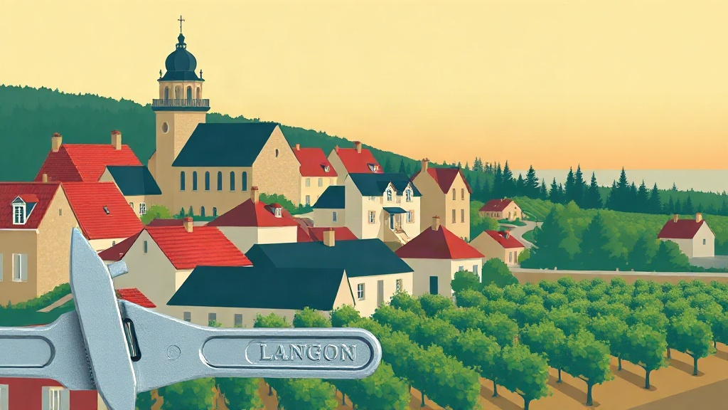 Plombier Langon : illustration de la ville (33210)