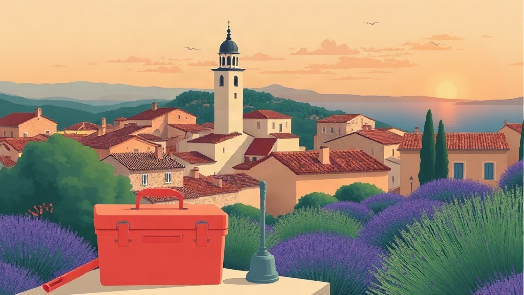 Plombier Le Castellet : illustration de la ville (83330)