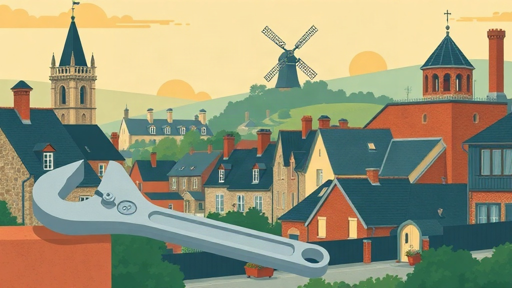 Plombier Merville : illustration de la ville (59660)
