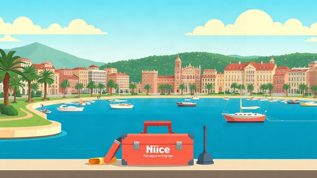 Plombier Nice : illustration de la ville (06000)