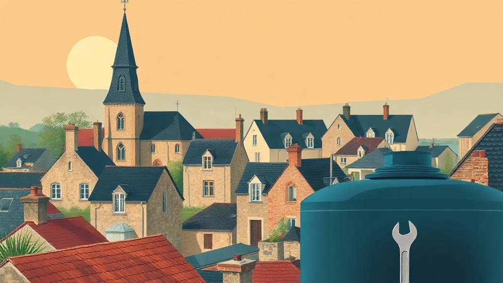 Plombier Ombrée d'Anjou : illustration de la ville (49420)