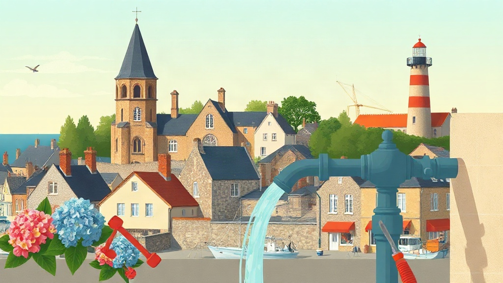 Plombier Pluneret : illustration de la ville (56400)