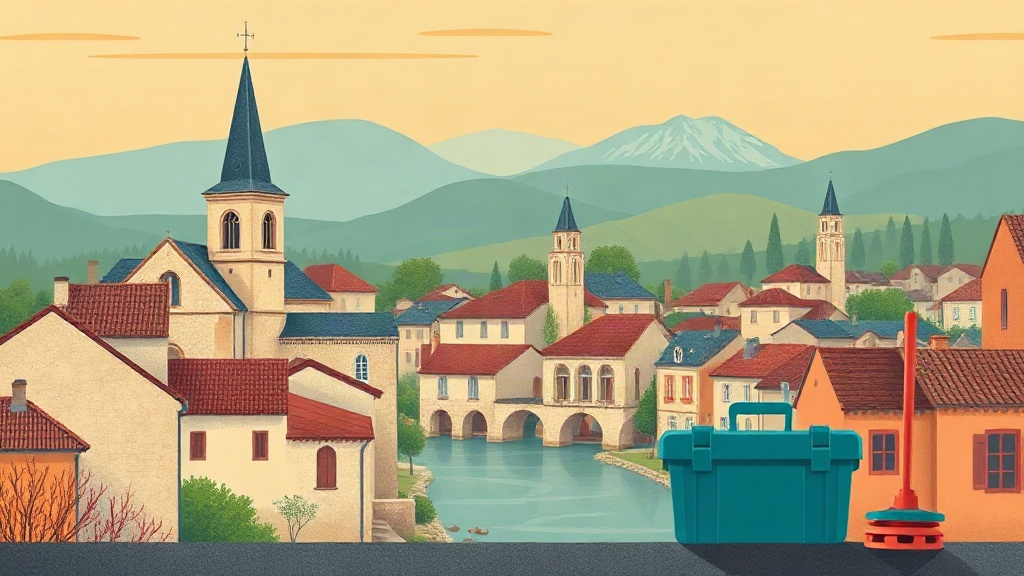 Plombier Pont-Saint-Esprit : illustration de la ville (30130)