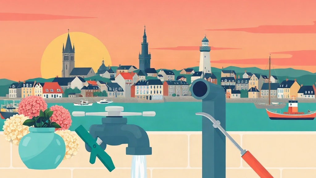 Plombier Quimper : illustration de la ville (29000)