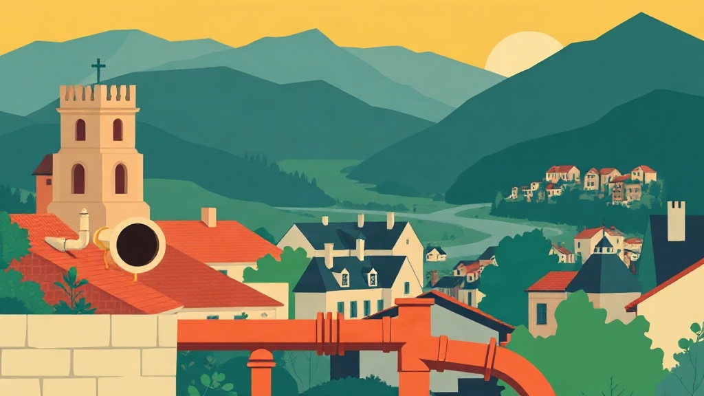 Plombier Roussillon : illustration de la ville (38150)