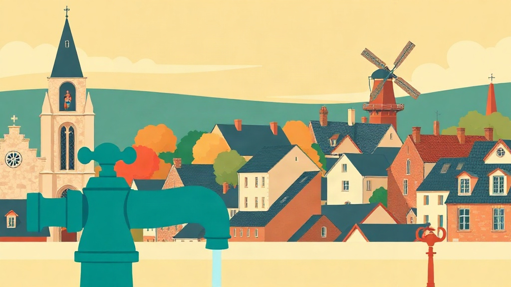 Plombier Santes : illustration de la ville (59211)