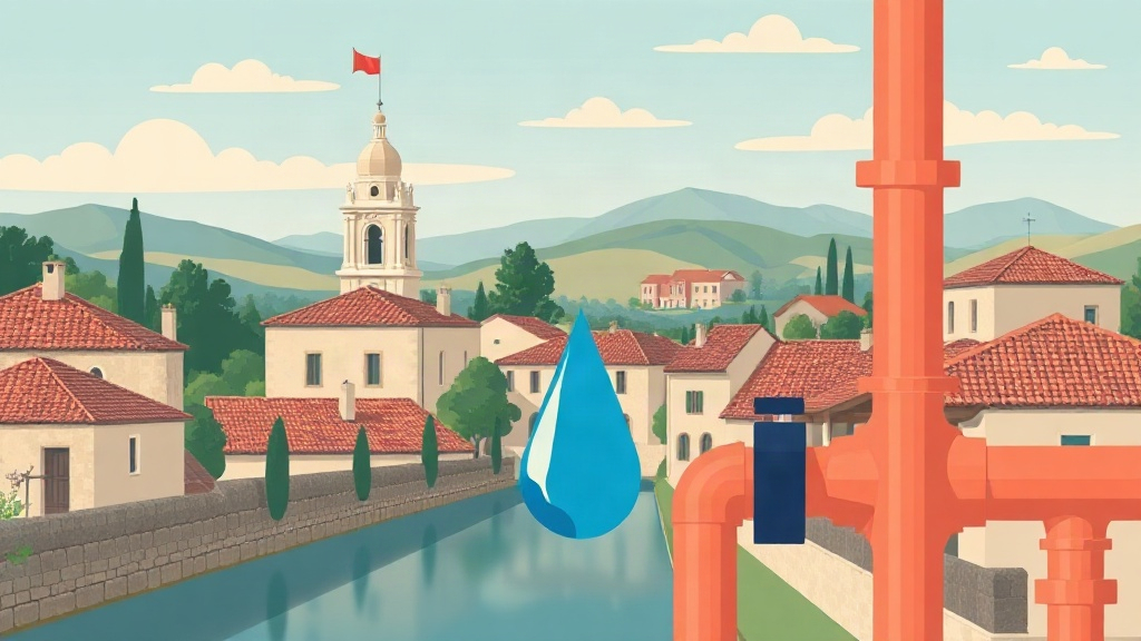 Plombier Sauvian : illustration de la ville (34410)