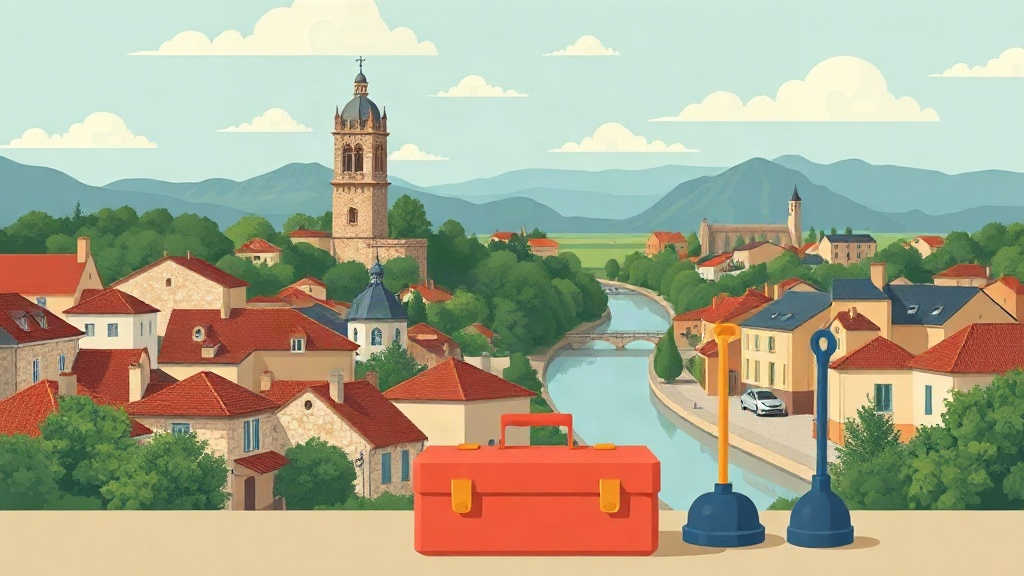 Plombier Sérignan : illustration de la ville (34410)