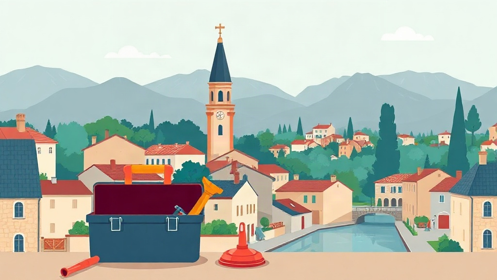 Plombier Servian : illustration de la ville (34290)