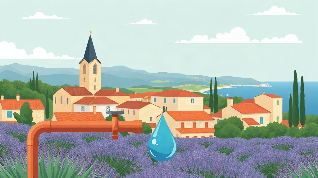 Plombier Sorgues : illustration de la ville (84700)