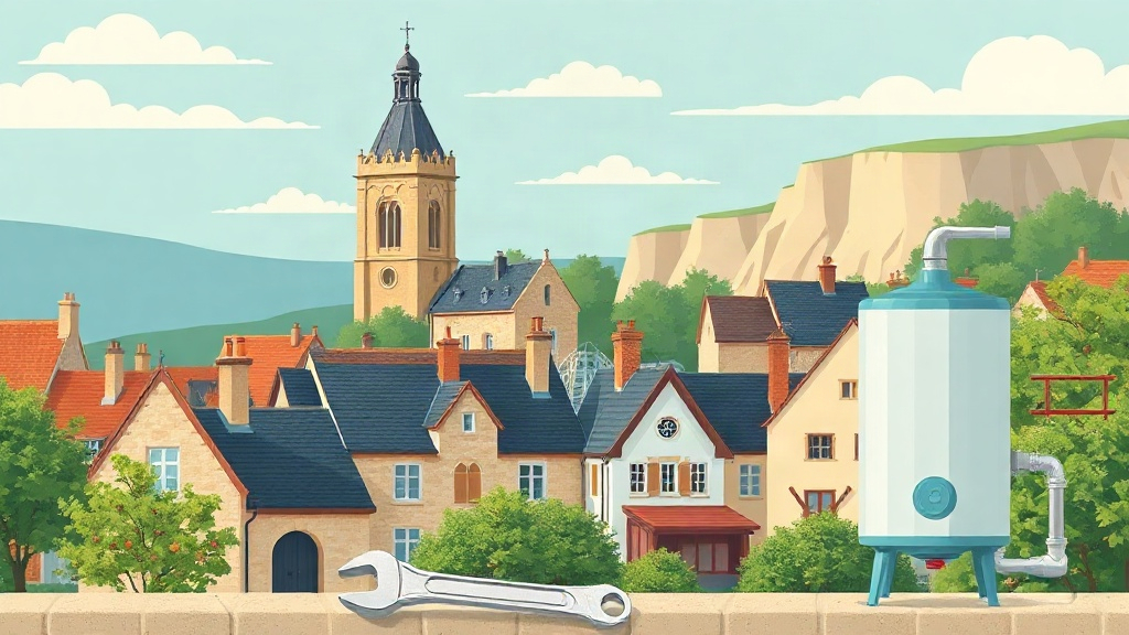 Plombier Valognes : illustration de la ville (50700)