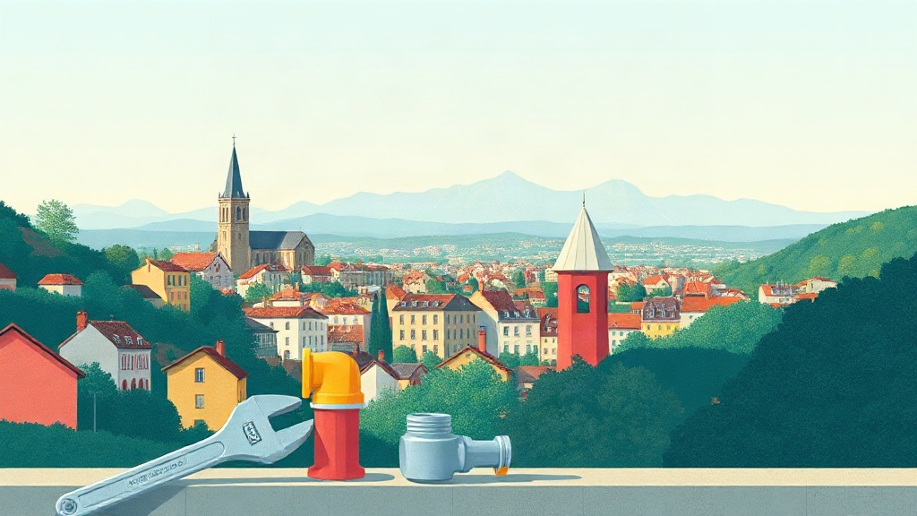 Plombier Vienne : illustration de la ville (38200)